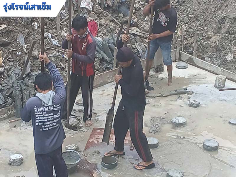 รับตอกเสาเข็มแรงคน-ขย่มเสาเข็มแรงคน-ราคาถูก